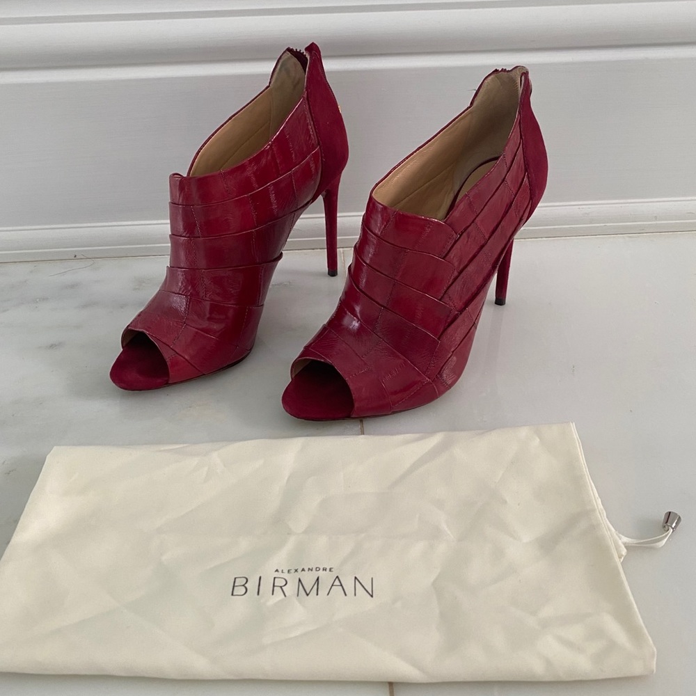 Alexandre Birman Peep Toe Bootie